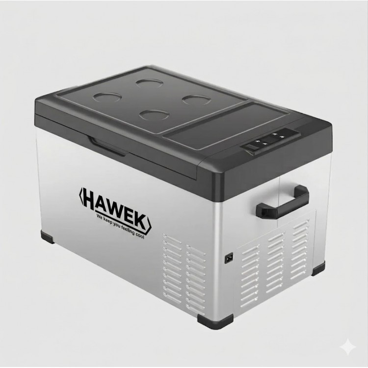 Портативен компресорен хладилник HAWEK 30L – 12V / 24V / 220V | Охлаждане и замразяване навсякъде , модел: С30
