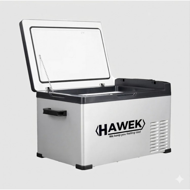 Портативен компресорен хладилник HAWEK 30L – 12V / 24V / 220V | Охлаждане и замразяване навсякъде , модел: С30