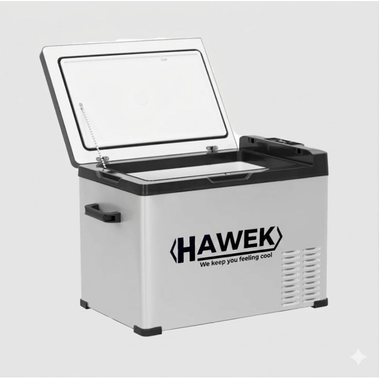 Портативен компресорен хладилник HAWEK 40L – 12V / 24V / 220V | Охлаждане и замразяване навсякъде , модел: С40
