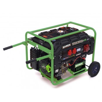 Бензинов монофазен генератор HAWEK Pro HK6500 , 420cc , 25 л, 6,5 kW