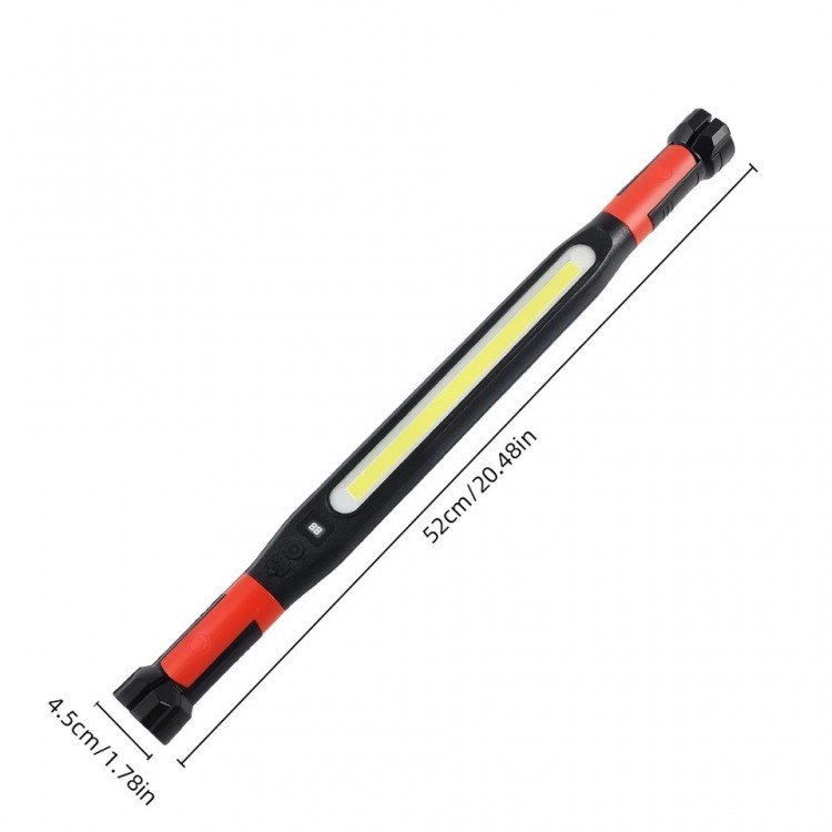 LED акумулаторна лампа за преден капак с магнит и куки USB-C LED акумулаторна лампа за преден капак с магнит и куки USB-C