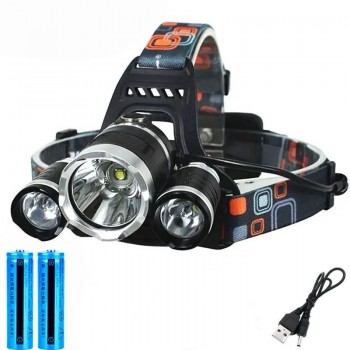 ЧЕЛНИК С ТРИ ЛЕД ДИОДА 3XCREE T6 ,  BUL 2828