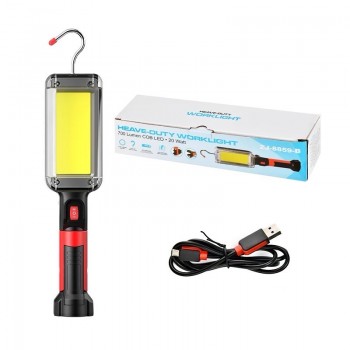 LED Акумулаторна  работна лампа с магнит и кука BUL 2831