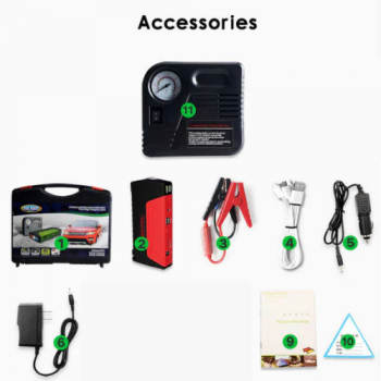 Стартерно устройство high power jump starter за кола + компресор