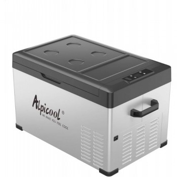Портативен Компресорен хладилник AlpiCool 40 литра 12V 24V 220V, Хладилна Кутия, Фризер
