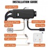 8 kw 12/24V Суха Дизелова Печка G-tech за кола, камион, каравана.