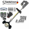 Акумулаторен тример STAHLMAYER PRO 24V с колелца Акумулаторен тример STAHLMAYER PRO 24V с колелца