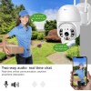 ВИСОКОКАЧЕСТВЕНА 3MP БЕЗЖИЧНА ВЪРТЯЩА СЕ НА 360° IP ВИДЕО КАМЕРА ВИСОКОКАЧЕСТВЕНА 3MP БЕЗЖИЧНА ВЪРТЯЩА СЕ НА 360° IP ВИДЕО КАМЕРА