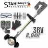 Акумулаторен тример STAHLMAYER PRO 24V с колелца Акумулаторен тример STAHLMAYER PRO 24V с колелца