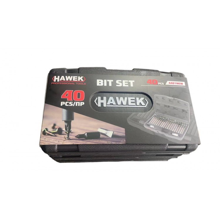 Комплект битове-накрайници HAWEK , 4401new , Hex, XZN и Torx, 1/2", 3/8", 40 броя Комплект битове-накрайници HAWEK , 4401new , Hex, XZN и Torx, 1/2", 3/8", 40 броя