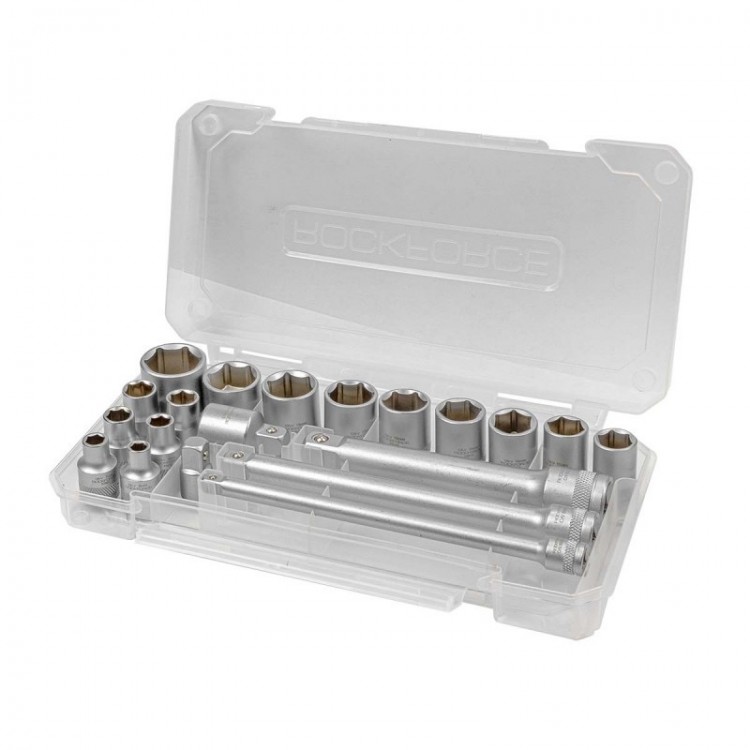 Вложки к-т 20части 3/8" (6-22мм) ROCKFORCE Вложки к-т 20части 3/8" (6-22мм) ROCKFORCE