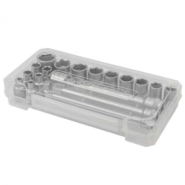 Вложки к-т 20части 3/8" (6-22мм) ROCKFORCE Вложки к-т 20части 3/8" (6-22мм) ROCKFORCE