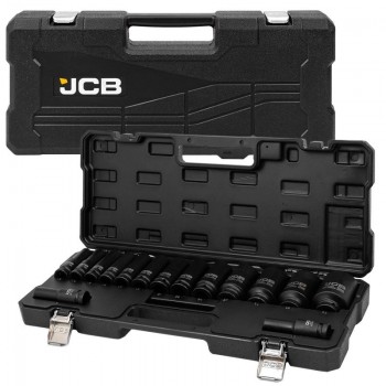 Дълбоки ударни вложки комплект 6-стенни ,  15части (10-36мм) , JCB - 4166D-5MPB Дълбоки ударни вложки комплект 6-стенни ,  15части (10-36мм) , JCB - 4166D-5MPB