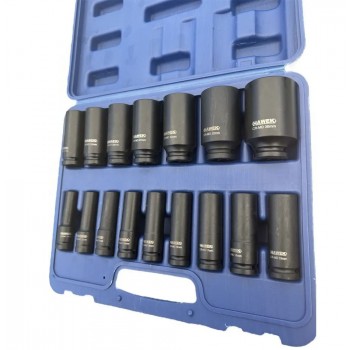 КОМПЛЕКТ УДАРНИ ВЛОЖКИ 16 ЧАСТИ 1/2 (10 – 36 ММ) HAWEK КОМПЛЕКТ УДАРНИ ВЛОЖКИ 16 ЧАСТИ 1/2 (10 – 36 ММ) HAWEK