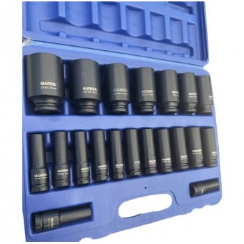 КОМПЛЕКТ УДАРНИ ВЛОЖКИ 20 ЧАСТИ 1/2 (10 – 38 ММ) HAWEK КОМПЛЕКТ УДАРНИ ВЛОЖКИ 20 ЧАСТИ 1/2 (10 – 38 ММ) HAWEK
