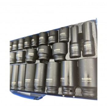 КОМПЛЕКТ УДАРНИ ВЛОЖКИ 35 ЧАСТИ 1/2 (8 – 32 ММ) HAWEK КОМПЛЕКТ УДАРНИ ВЛОЖКИ 35 ЧАСТИ 1/2 (8 – 32 ММ) HAWEK
