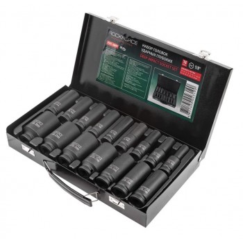 УДАРНИ ВЛОЖКИ 1/2 УДЪЛЖЕНИ 16 ЧАСТИ ROCKFORCE УДАРНИ ВЛОЖКИ 1/2 УДЪЛЖЕНИ 16 ЧАСТИ ROCKFORCE