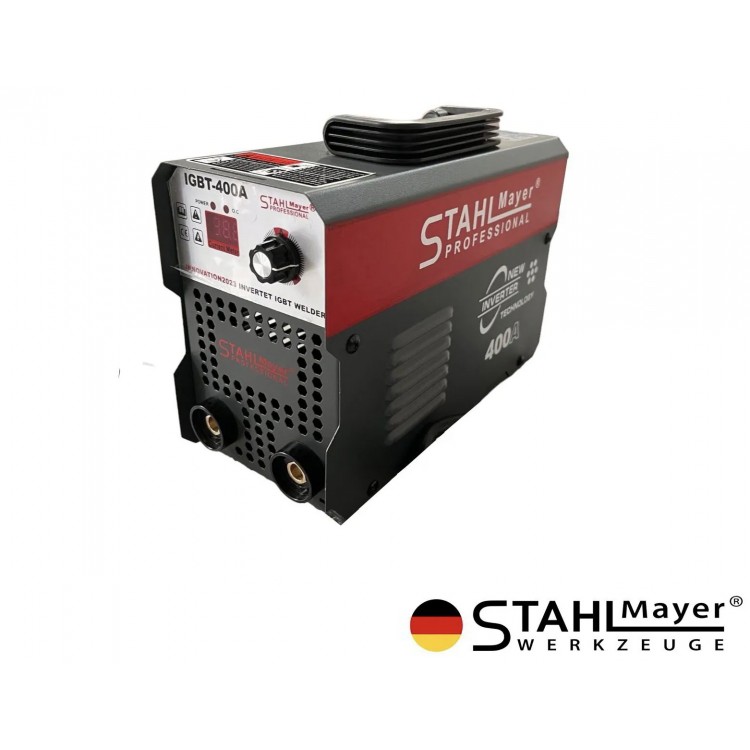ИНВЕРТОРЕН ЕЛЕКТРОЖЕН 400A + ОЧИЛА ЗА ЗАВАРЯВАНЕ STAHLMAYER ИНВЕРТОРЕН ЕЛЕКТРОЖЕН 400A + ОЧИЛА ЗА ЗАВАРЯВАНЕ STAHLMAYER