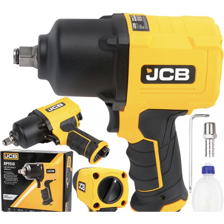ПНЕВМАТИЧЕН ГАЙКОВЕРТ С КЪС ШПИНДЕЛ 1450 NМ 1/2″ JCB ПНЕВМАТИЧЕН ГАЙКОВЕРТ С КЪС ШПИНДЕЛ 1450 NМ 1/2″ JCB