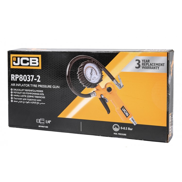 ПРОФЕСИОНАЛЕН ПНЕВМАТИЧЕН ПИСТОЛЕТ ЗА ПОМПАНЕ НА ГУМИ С МАНОМЕТЪР JCB ПРОФЕСИОНАЛЕН ПНЕВМАТИЧЕН ПИСТОЛЕТ ЗА ПОМПАНЕ НА ГУМИ С МАНОМЕТЪР JCB