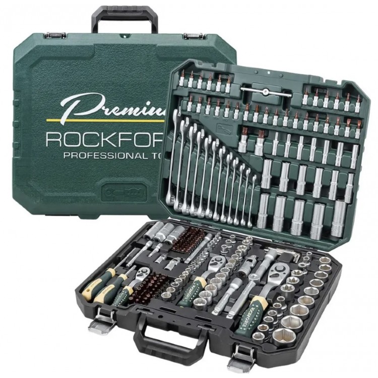 Гедоре 216 части ROCKFORCE Premium , XI-ON със специални вложки Гедоре 216 части ROCKFORCE Premium , XI-ON със специални вложки