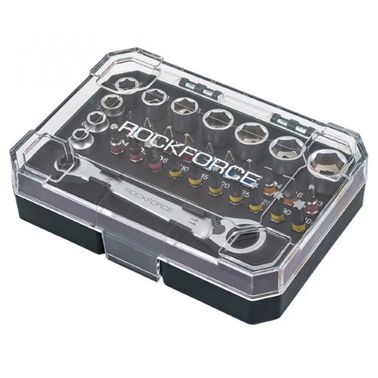 МИНИ ГЕДОРЕ 31 ЧАСТИ 1/4'' ROCKFORCE МИНИ ГЕДОРЕ 31 ЧАСТИ 1/4'' ROCKFORCE