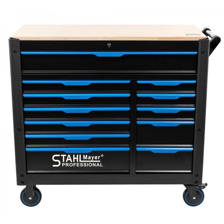 Количка с инструменти STAHLMAYER JUMBO XXL/ 501 части - Професионален шкаф с инструменти 12 чекмеджета Количка с инструменти STAHLMAYER JUMBO XXL/ 501 части - Професионален шкаф с инструменти 12 чекмеджета