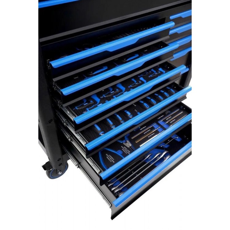 Количка с инструменти STAHLMAYER JUMBO XXL/ 501 части - Професионален шкаф с инструменти 12 чекмеджета Количка с инструменти STAHLMAYER JUMBO XXL/ 501 части - Професионален шкаф с инструменти 12 чекмеджета