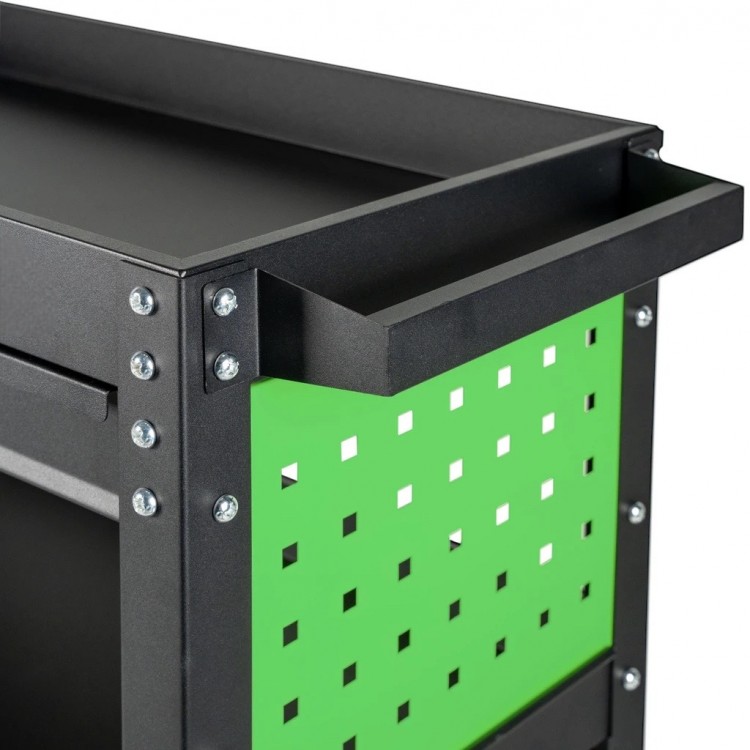 Инструментална количка HAWEK с 3 рафта и 1 чекмедже , HW-1191