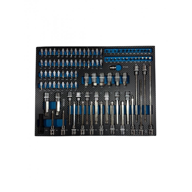 Професионален инструментален шкаф STAHLMAYER MECHANIC LINE – 293 части, 8 чекмеджета