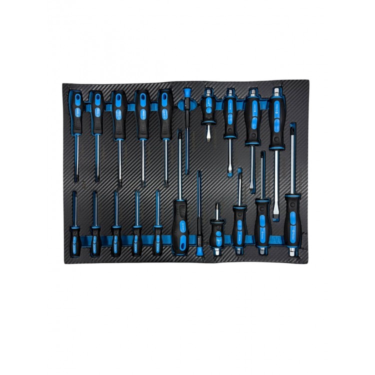 Професионален инструментален шкаф STAHLMAYER MECHANIC LINE – 293 части, 8 чекмеджета