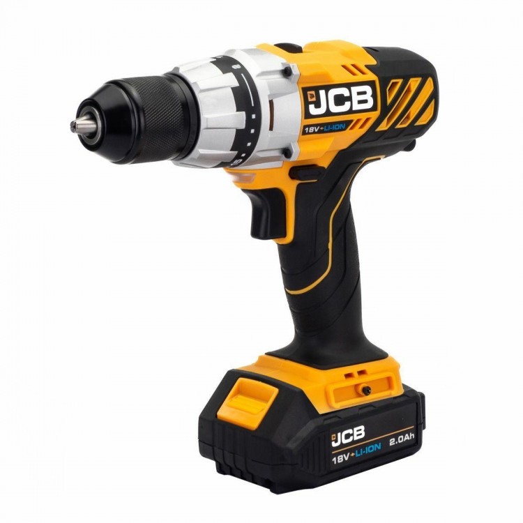 Акумулаторен винтоверт JCB 18DD-2X-E, 45 Nm, 18 V, с батерия и зарядно Акумулаторен винтоверт JCB 18DD-2X-E, 45 Nm, 18 V, с батерия и зарядно