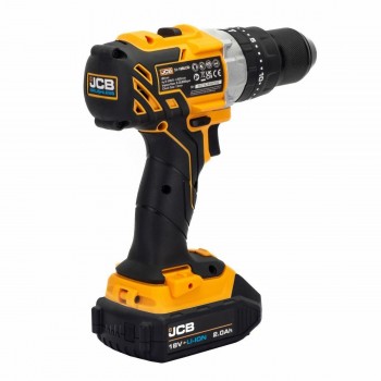Акумулаторен безчетков ударно-пробивен винтоверт JCB 18BLCD-2XB-E , 65 Nm, 18 V, 1x2.0 Ah, с батерия и  зарядно Акумулаторен безчетков ударно-пробивен винтоверт JCB 18BLCD-2XB-E , 65 Nm, 18 V, 1x2.0 Ah, с батерия и  зарядно