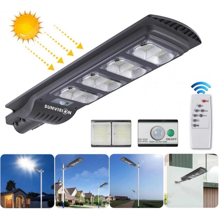 Мощна улична соларна лампа SUNVISION , 1800w Мощна улична соларна лампа SUNVISION , 1800w