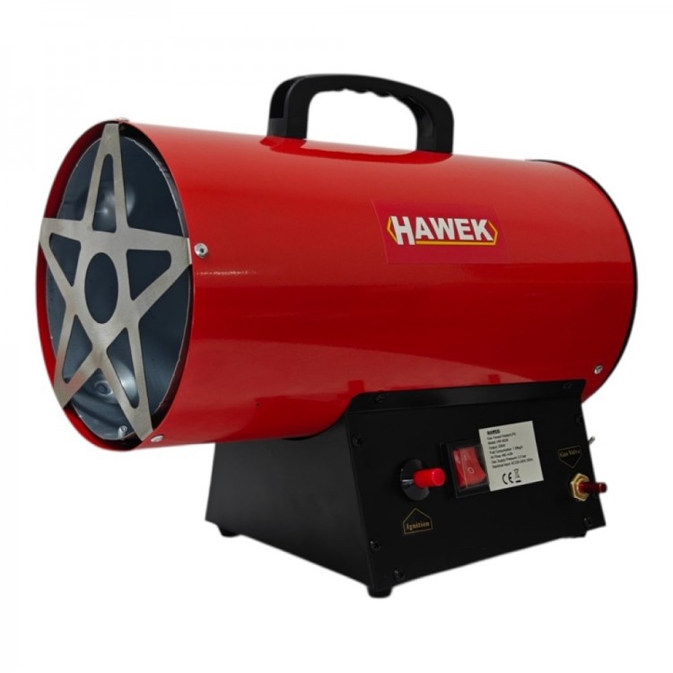ИНДУСТРИАЛЕН ГАЗОВ НАГРЕВАТЕЛ С РЕГУЛАТОР - КАЛОРИФЕР 20KW HAWEK