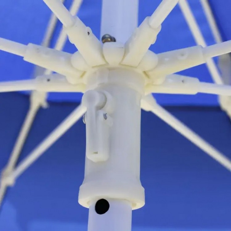 Плажен / градински чадър с двоен таван против вятър