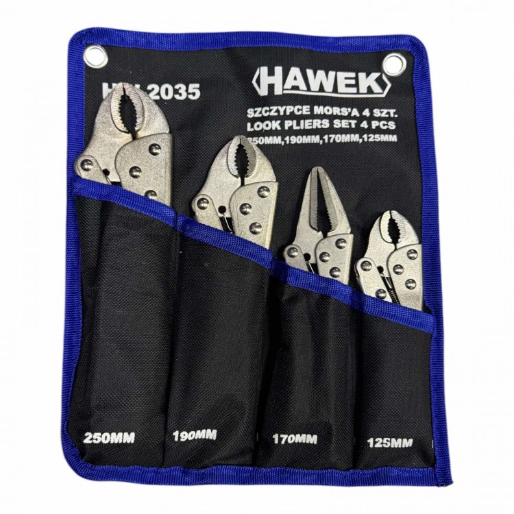 Комплект клещи чираци, 4 части HAWEK , HW-2035 Комплект клещи чираци, 4 части HAWEK , HW-2035