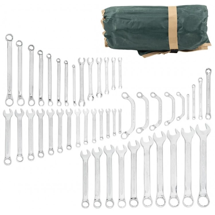 Професионален комплект комбинирани  ключове ROCKFORCE – 47 части