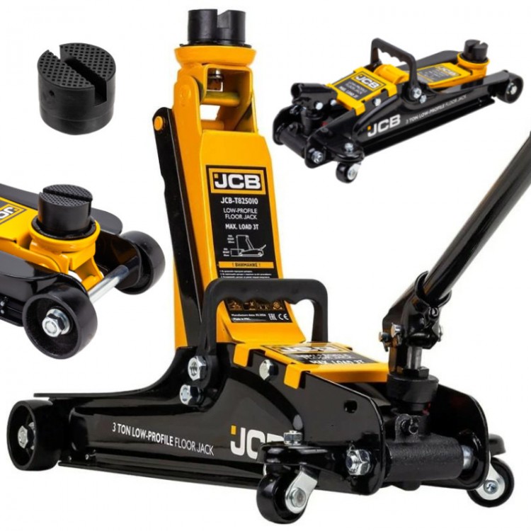 Хидравличен нископрофилен крик тип „крокодил“ JCB 3 тона, 85–380 мм