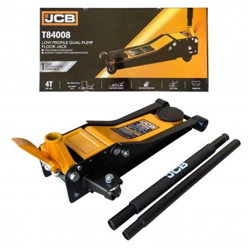 НИСКОПРОФИЛЕН КРИК КРОКОДИЛ 4 ТОНА С ДВЕ ПОМПИ И ПЕДАЛ 75 - 505ММ JCB