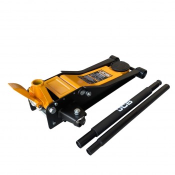 НИСКОПРОФИЛЕН КРИК КРОКОДИЛ 4 ТОНА С ДВЕ ПОМПИ И ПЕДАЛ 75 - 505ММ JCB