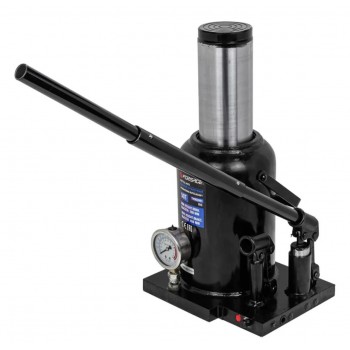 Крик бутилка двускоростен  с манометър 50 т ( 280мм- 450 мм) , FORSAGE