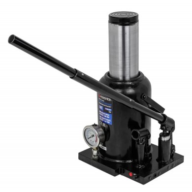 Крик бутилка двускоростен  с манометър 50 т ( 280мм- 450 мм) , FORSAGE