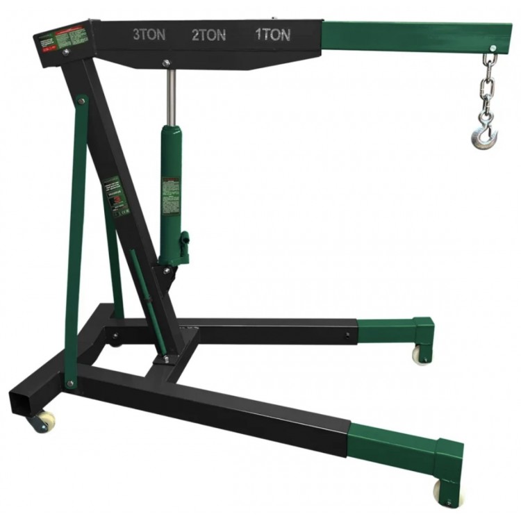 ХИДРАВЛИЧЕН  КРАН ЗА ДВИГАТЕЛИ ТИП ЖИРАФ 3 ТОНА ROCKFORCE