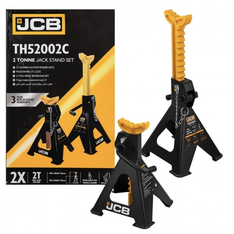 Подпорни стойки за автомобил 2 броя JCB TH53003C 3 тона Подпорни стойки за автомобил 2 броя JCB TH53003C 3 тона