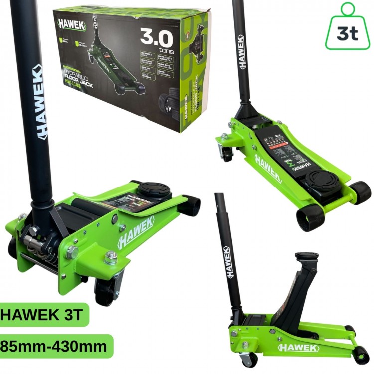 НИСКОПРОФИЛЕН КРИК 3 ТОНА 85 - 430 ММ HAWEK , HW-1188