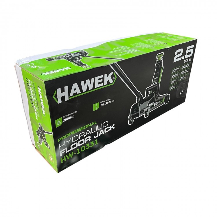 Хидравличен крик тип „Крокодил“ 2.5 t нископрофилен HAWEK HW-10331