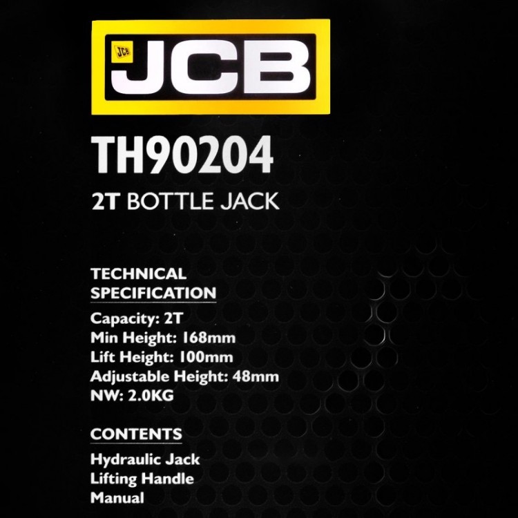 Хидравличен крик JCB ТH90204, тип бутилка, 2т Хидравличен крик JCB ТH90204, тип бутилка, 2т