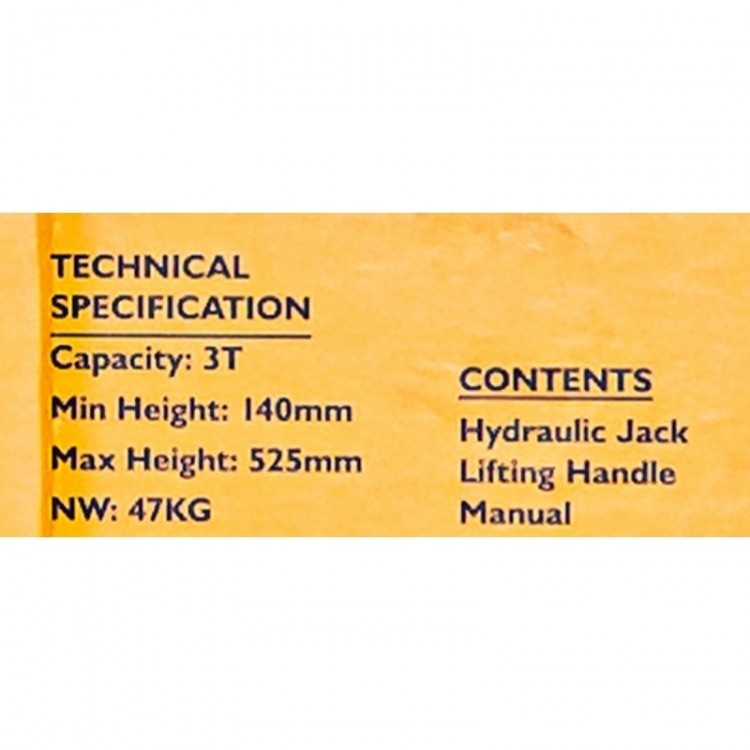 Професионален крик крокодил екстра дълъг 3Т JCB , T830028 (140-525mm) Професионален крик крокодил екстра дълъг 3Т JCB , T830028 (140-525mm)