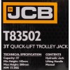 Крик крокодил 3т с педал JCB ,T83502 (145-500mm) Крик крокодил 3т с педал JCB ,T83502 (145-500mm)